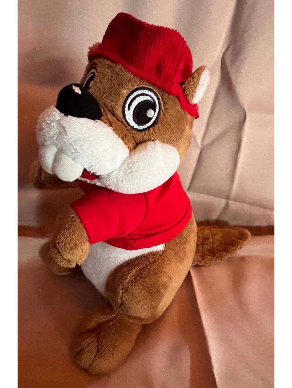 Buc-ee's by JAAG 12" Plush Beaver Mascot with Shirt and Cap